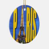 Eiffel Tower Paris Frankrijk Keramisch Ornament (Rechts)