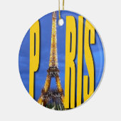 Eiffel Tower Paris Frankrijk Keramisch Ornament (Links)