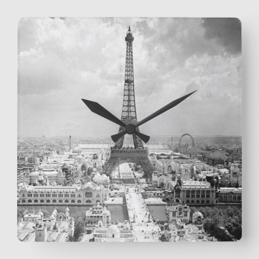 Eiffel Tower, Paris Frankrijk  klok (Voorkant)