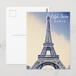 Eiffel Tower Paris Frankrijk Landmark Briefkaart