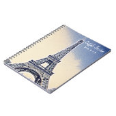 Eiffel Tower Paris Frankrijk Landmark Notitieboek (Linkerzijde)