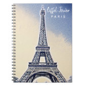 Eiffel Tower Paris Frankrijk Landmark Notitieboek (Voorkant)