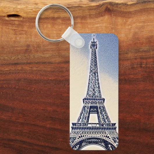 Eiffel Tower Paris Frankrijk Landmark Sleutelhanger (Voorkant)