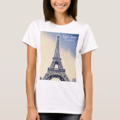 Eiffel Tower Paris Frankrijk Landmark T-shirt (Voorkant)