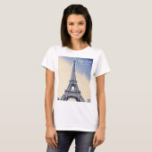 Eiffel Tower Paris Frankrijk Landmark T-shirt (Voorkant volledig)