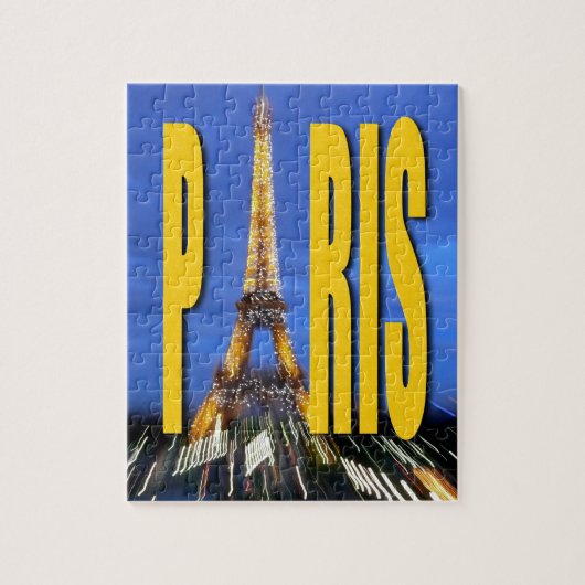 Eiffel Tower Paris Frankrijk Legpuzzel (Verticaal)