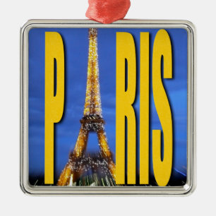 Eiffel Tower Paris Frankrijk Metalen Ornament