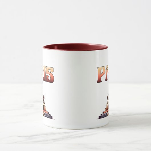 Eiffel Tower Paris Frankrijk Mok (Midden)