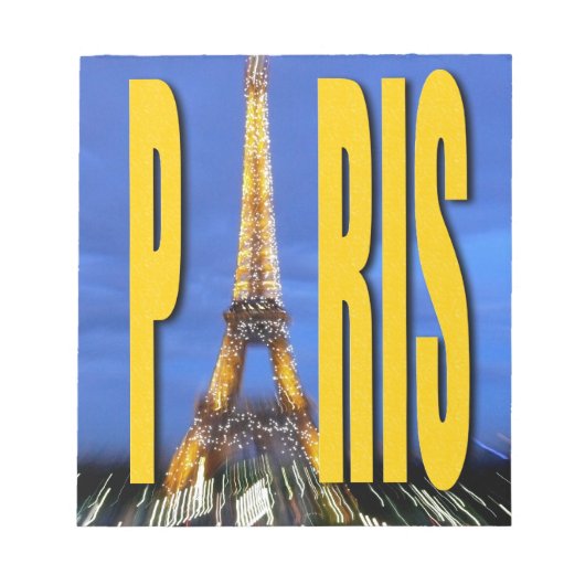 Eiffel Tower Paris Frankrijk Notitieblok (Voorkant)