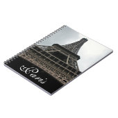 Eiffel Tower Paris, Frankrijk Notitieboek (Linkerzijde)