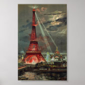 Eiffel Tower Paris Frankrijk Poster (Voorkant)