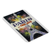 Eiffel Tower Paris Frankrijk Poster voor reizen Magneet (Rechterzijde)