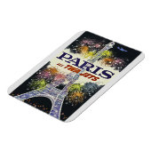 Eiffel Tower Paris Frankrijk Poster voor reizen Magneet (Linkerzijde)