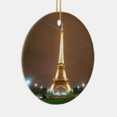 Eiffel Tower Paris Frankrijk - Rentetenavond Keramisch Ornament (Rechts)