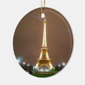 Eiffel Tower Paris Frankrijk - Rentetenavond Keramisch Ornament (Links)