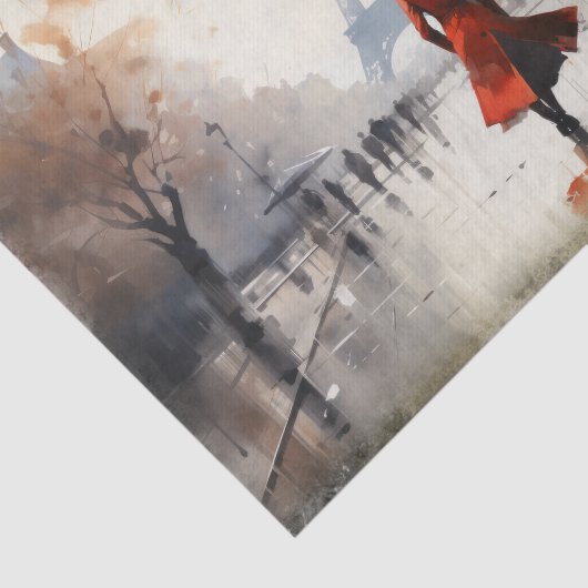 Eiffel Tower Paris Frankrijk Tissuepapier (Detail)