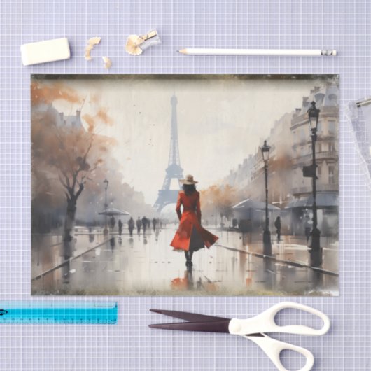 Eiffel Tower Paris Frankrijk Tissuepapier (Craft)