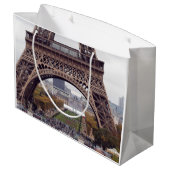 Eiffel Tower Paris Gift Bag Groot Cadeauzakje (Achterkant Gekanteld)