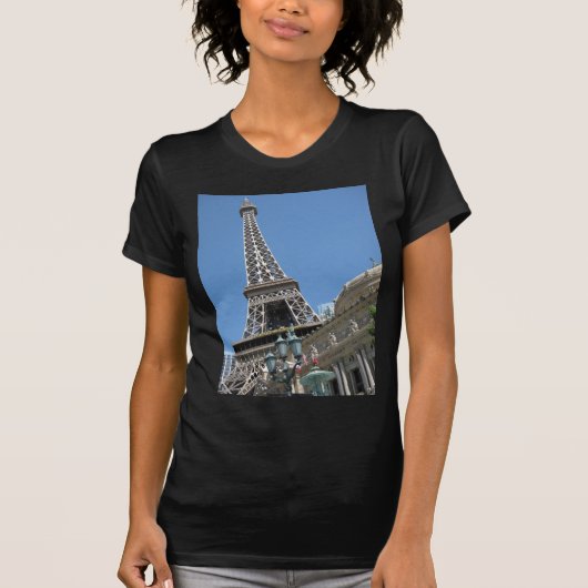 Eiffel Tower Paris Hotel Las Vegas T-shirt (Voorkant)