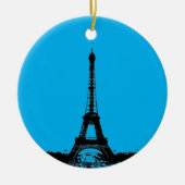 Eiffel Tower Paris Keramisch Ornament (Voorkant)