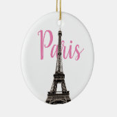 Eiffel Tower Paris Keramisch Ornament (Rechts)