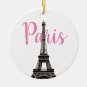 Eiffel Tower Paris Keramisch Ornament (Voorkant)