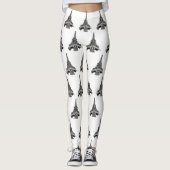 Eiffel Tower Paris Leggings (Voorkant)