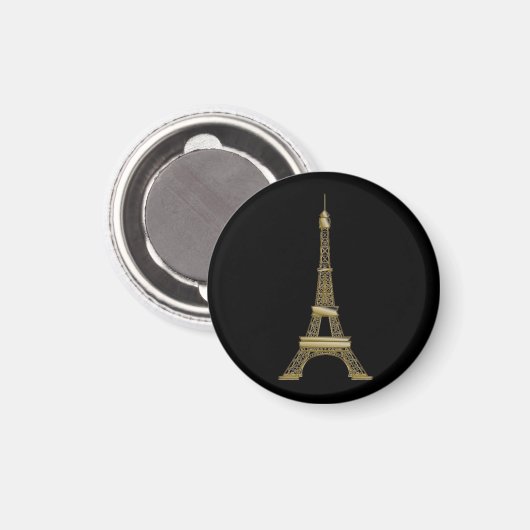 Eiffel Tower Paris Magnet (Voorkant / Achterkant)