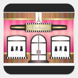 Eiffel Tower Paris Mode Boutique Franse Sticker