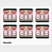 Eiffel Tower Paris Mode Boutique Franse Sticker (Vel)