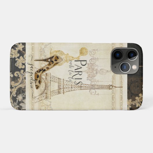 Eiffel Tower  Paris Mode Shoe Chandelier Case-Mate iPhone Case (Achterkant (horizontaal))