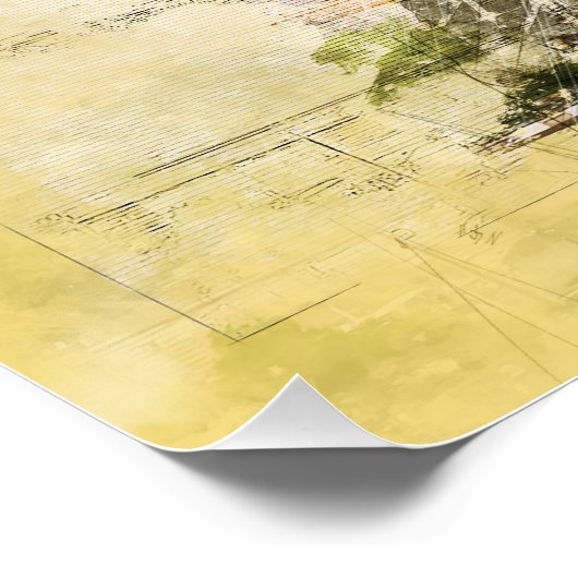 Eiffel Tower Paris Perfect Poster (Hoek)