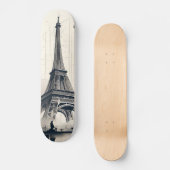 Eiffel Tower Paris Persoonlijk Skateboard (Voorkant)