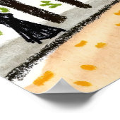 Eiffel Tower Paris Poster (Hoek)