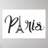 EIFFEL TOWER PARIS POSTER (Voorkant)