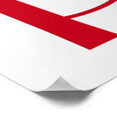 Eiffel Tower Paris Poster (Hoek)