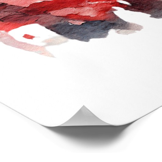 Eiffel Tower Paris Poster (Hoek)