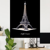 Eiffel Tower Paris Poster (Thuiskantoor)
