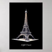 Eiffel Tower Paris Poster (Voorkant)