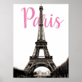 Eiffel Tower Paris Poster (Voorkant)