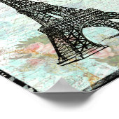 Eiffel Tower Paris Poster Print (Hoek)