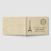  Eiffel Tower Paris Postmark Weddenschap Gastenboek (Volledig)