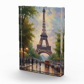Eiffel Tower Paris Reis Retro Art Fotoblokken (Rechts)