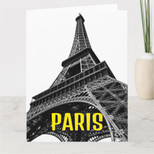Eiffel Tower Paris Reis  Retro Art Kaart