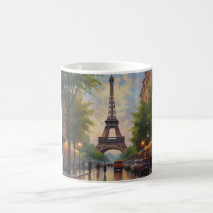 Eiffel Tower Paris Reis  Retro Art Koffiemok