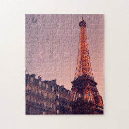 Eiffel Tower - Paris Retro Style - 11x14 - 252 pc' Legpuzzel