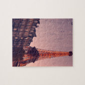 Eiffel Tower - Paris Retro Style - 8 x 10 - 110 pc Legpuzzel (Horizontaal)