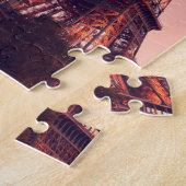 Eiffel Tower - Paris Retro Style - 8 x 10 - 110 pc Legpuzzel (Zijkant)