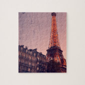 Eiffel Tower - Paris Retro Style - 8 x 10 - 110 pc Legpuzzel (Verticaal)