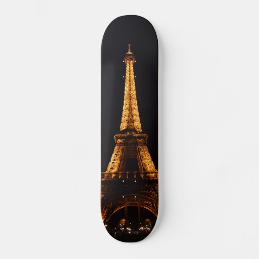 Eiffel Tower Paris skateboard Deck (Voorkant)